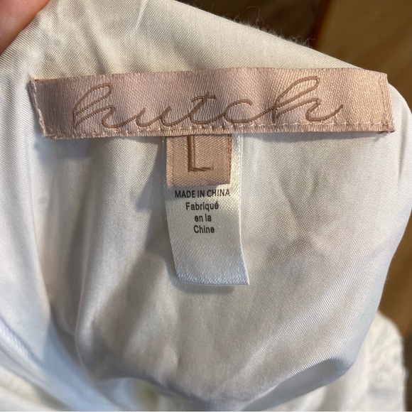 Anthropologie Hutch Elegant White Eyelet Jumpsuit - Picture 6 of 6